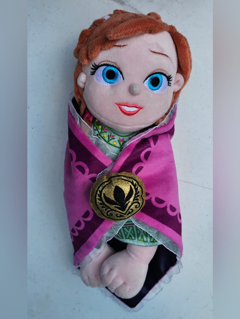 Disney Babies Anna Plush Doll in Blanket